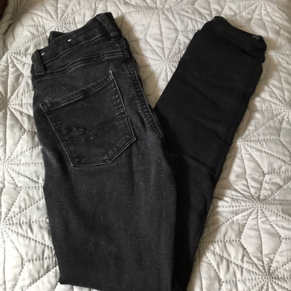 AE ripped highwasted jeans distressed